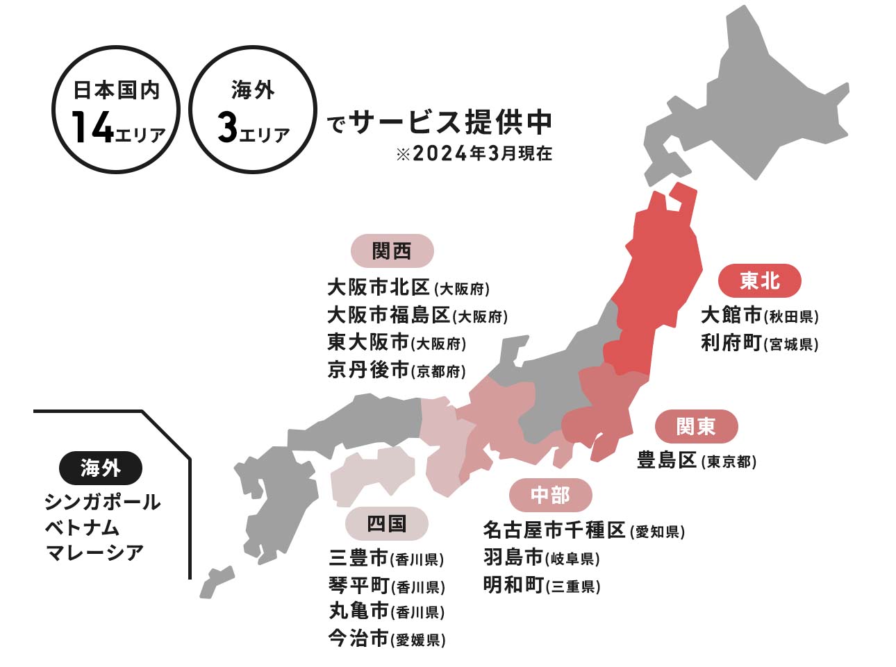 サービス提供エリア