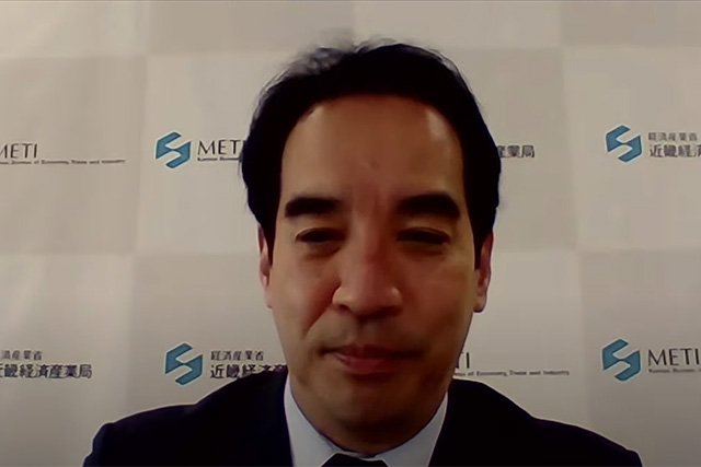 挨拶 近畿経済産業局局長 伊吹英明様（オンライン）